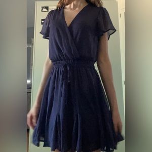 Mi Ami Flowy Navy Blue Dress , S , Never Worn
